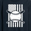 Men's - Instant Message - Baseball Flag Long Sleeve Graphic T-Shirt - 2 of 4