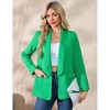 KOJOOIN Women's Sculpted Shawl Collar Blazer with Flap Pockets Timeless Transitional Tailoring - 4 of 4