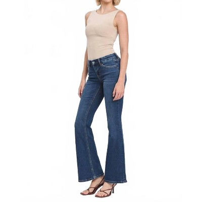 Women's Lonnie Low Rise Flare Jeans - FLYING MONKEY