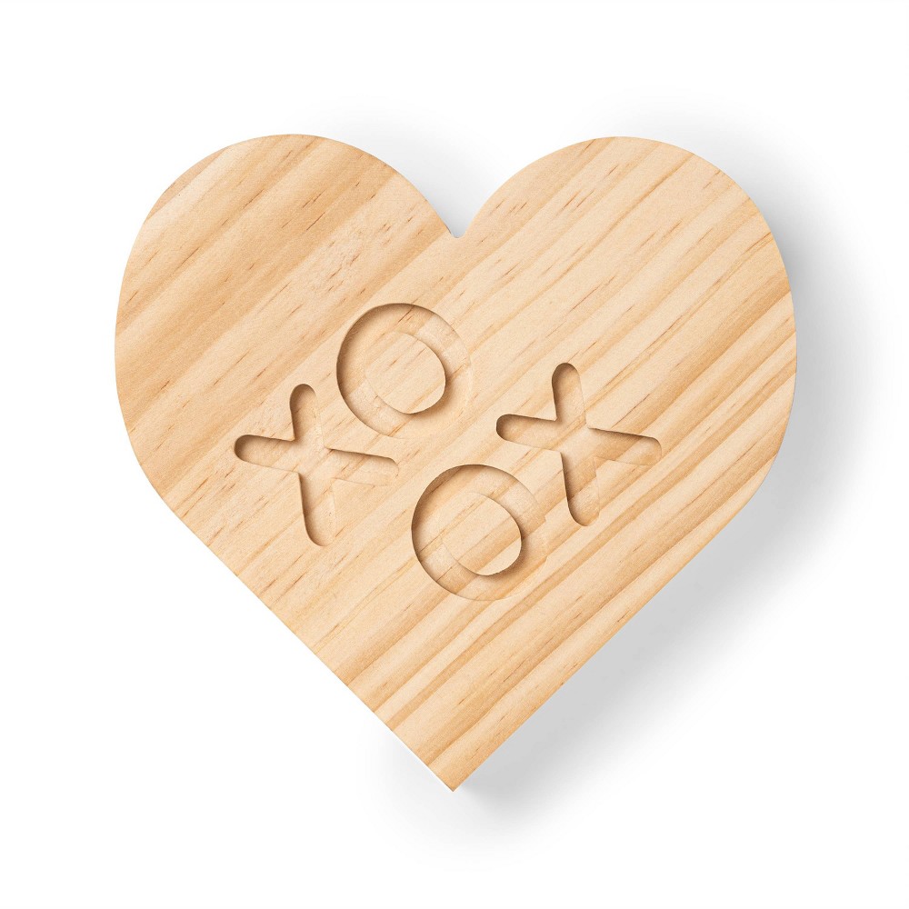 Valentine's Day Wood Conversation Heart XOXO - Mondo Llama