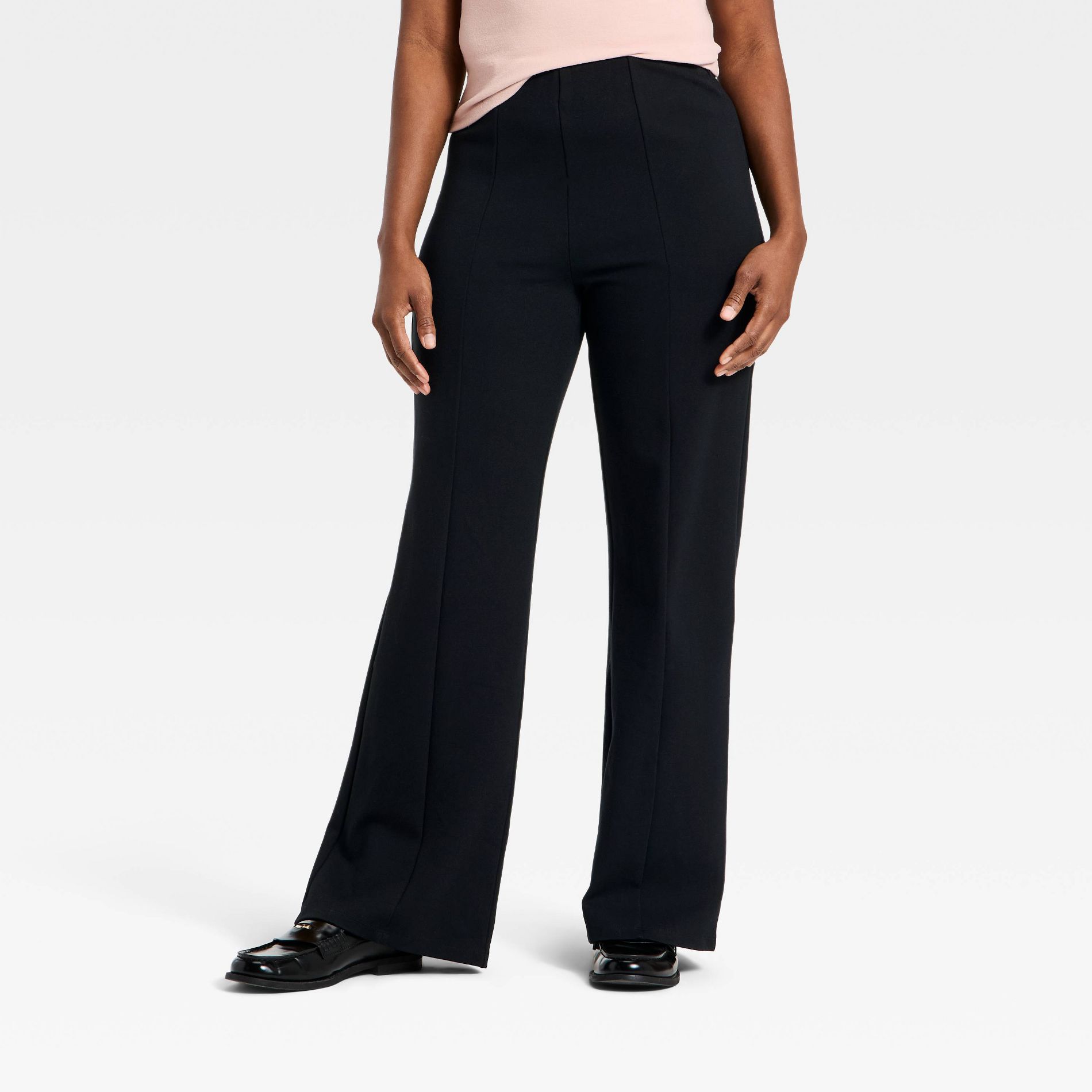 Women's High-Rise Ponte Pull-On Pants - A New Day™