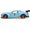 2016 Chevrolet Camaro Widebody #3 Light Blue with Orange Stripes "Gulf Oil" "Wide Body" Series 1/24 Diecast Model Car by Jada - 4 of 4