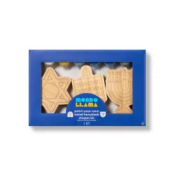 Hanukkah Paint-Your-Own Wood Shapes Kit - Mondo Llama™
