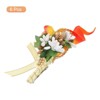 Unique Bargains Formal Dinner Party Wedding Groom Lily Boutonnieres Pins 6 Pcs - 3 of 3