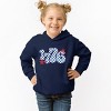 The Juniper Shop Patriotic 1776 Checkered Toddler Hoodie - 3 of 4