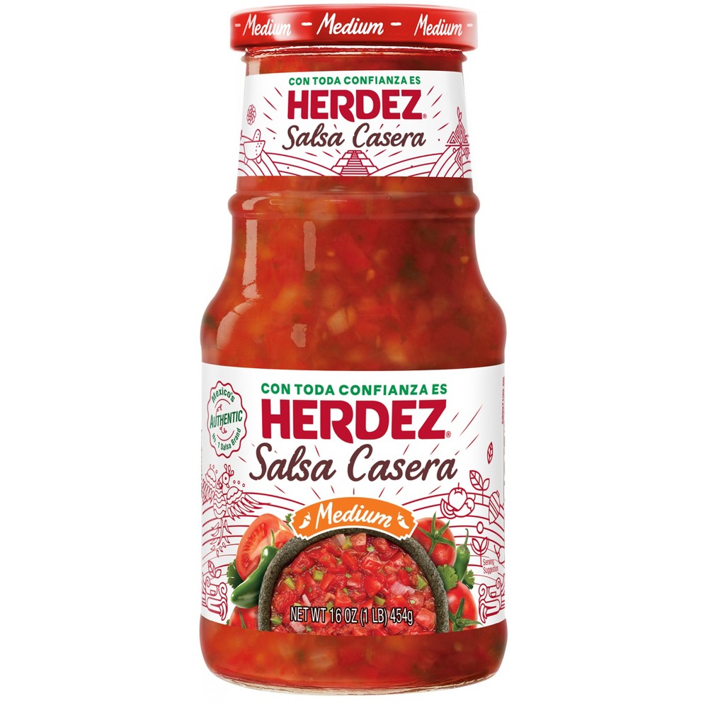 HERDEZ, CASERA SALSA, MEDIUM