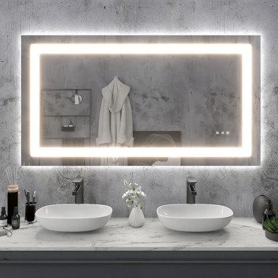 LED Front Light and Backlit Mirror