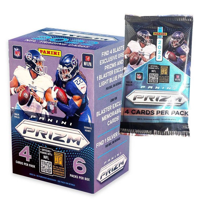 2022 Panini NFL Prizm Football Trading Card Blaster Box, 2 of 4