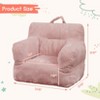 Kids Bean Bag Chair, Comfy Toddler Chair with Plush Bear, Toddler Bean Bag Sofa for Boys and Girls, Soft Corduroy Cover Lazy Sofa - 3 of 4