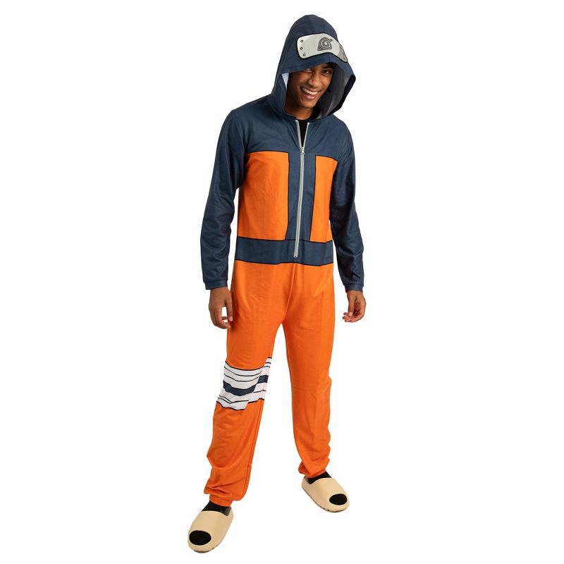Naruto Shippuden Adult Cosplay Union Suit, 2 of 6