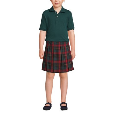 Lands' End School Uniform Kids Short Sleeve Interlock Polo Shirt