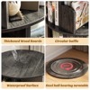 Besiost Rotating Bookshelf, 360 Display Corner Bookshelf for Small Space - 4 of 4
