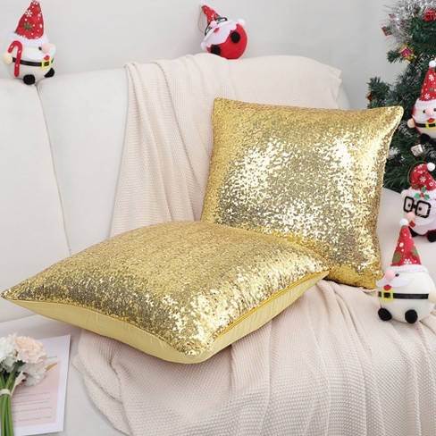 Gold sequin cushion clearance covers