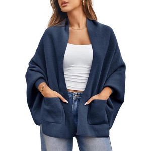 Imily Bela Autumn/Winter Casual Solid Color Women's Knitted Cardigan for Daily Wear - 1 of 4
