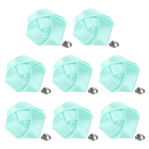 Unique Bargains Handmade Men Suits Formal Boutonnieres Wedding Corsage Lapel Pin Flower Brooch Butterfly Buckle 8 Pcs - 1 of 4