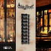 HOMLUX Industrial 9/12 Bottle Wine Rack Drinks Storage Organizer: Wall Mounted, Home Bar, Kitchen - 2 of 4