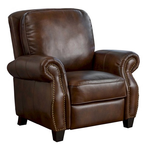 Torreon Polyurethaneleather Recliner Club Chair Light Brown