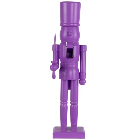 Northlight Nutcracker Soldier with Sword Christmas Figure - 15" - Purple - image 1 of 4