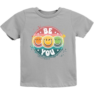 The Juniper Shop SmileyWorld Be You Rainbow Circle Youth Short Sleeve Tee