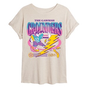 Women's - Disney - Gawrsh Grounders Oversized Graphic T-Shirt - 1 of 4