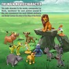 TEMI 12-Piece Mini Animal Action Figures Set, Collectible Toy Animals for Cake Decor and Display - 4 of 4