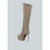 SALDANA Convertible Suede Leather Black High Boots - 3 of 4