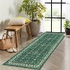 Fulvari Vintage Floral Rugs,Washable Area Rugs, Low Pile Non Shedding Stain Resistant Rugs for Bedroom Dining Room Home Office Department - 2 of 4