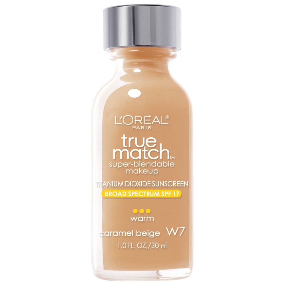 UPC 071249078730 product image for L'Oreal Paris True Match Super-Blendable Foundation Makeup with SPF 17 - W7 Carm | upcitemdb.com