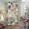 Aheaplus 6-Tier Bamboo Bookcase with 12 Shelves, Large Freestanding Open Bookshelf - 4 of 4
