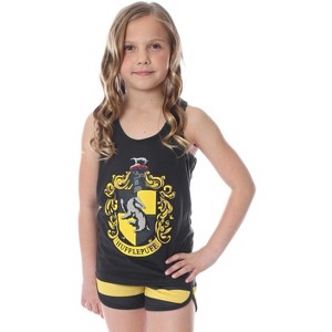 Harry Potter Girls Hogwarts House Tank and Shorts Pajama Set - 1 of 4