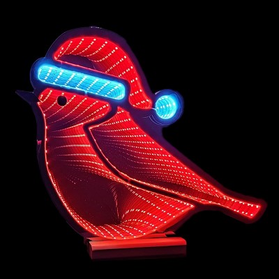 Season's Designs 16" Infinity Christmas Cardinal W/ Woode