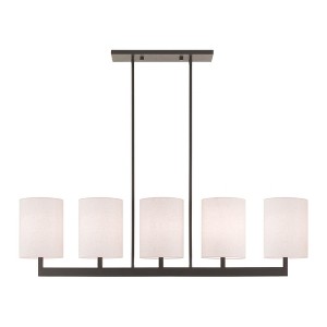 Livex Lighting Hayworth 5 - Light Chandelier in  Bronze - 1 of 4
