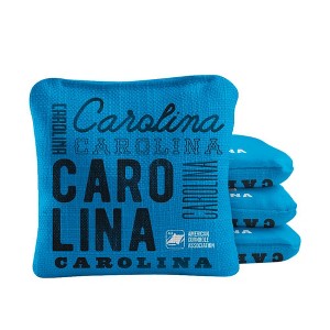 Skip's Garage | Gameday Carolina Football Synergy Pro Blue Cornhole Bags (Set of 4) - 1 of 4