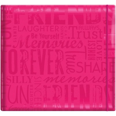 MBI Gloss Post Bound Album 12"X12"-Friends - Pink