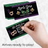 Big Dot of Happiness Mardi Gras - Masquerade Party Game Scratch Off Dare Cards - 22 Count - 2 of 4