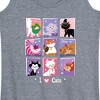 Women's - Disney - Cats & Dogs Graphic Racerback Tank - 2 of 4