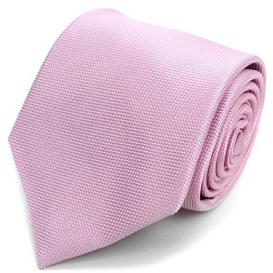 Boy's Solid Color Microfiber Poly Woven 2.5 Inch Wide And 49 Inch Long Necktie - 1 of 4