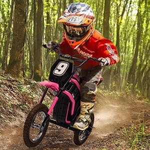 Kids Dirt Bike Electric, 350W Electric Motorcycle-Up to 14.29MPH, 2-Speed Modes Motorcycle for Kids Ages 3-10 - 1 of 4