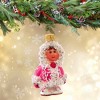 The Ornament King 3.0 Inch It's A Small World Pink Christmas Tree Ornament , Christmas Decor Winter, Snow, Child (1PC) - 2 of 4
