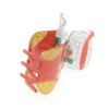 Unique Bargains Christmas Hair Clips Boots for Christmas 1.77"x1.77"x1.38" Red White Yellow 1 Pc - 4 of 4