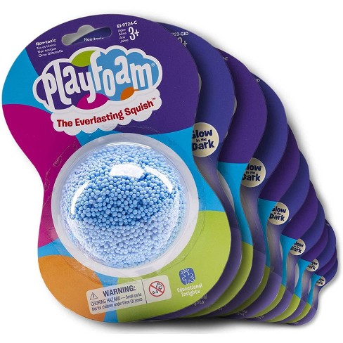 Educational Insights Playfoam Pluffle for Sensory Bins 2-Pack Yellow &  Purple, Ages 3+