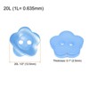 Unique Bargains Resin 2-Hole Craft Replacement Flower Sewing Buttons 150 Pcs - 2 of 4