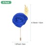 Unique Bargains Wedding Rose Men Suit Boutonnieres Lapel Pins 6 Pcs - 3 of 4