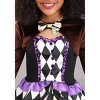 HalloweenCostumes.com Kid's Raving Mad Hatter Costume Dress for Girls - Includes Dress, Shrug, & Hat | Mad Hatter Costumes - 2 of 4