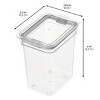 iDesign Small Food Storage Bin with Airtight Lid - Set of 4 - Clear - 3 of 4