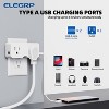 ELEGRP USB Wall Outlet Extender,with Two USB A Ports 21W, Electrical Outlet Extender Wall Tap for Travel, Home and Office - 2 of 4