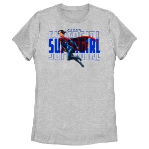 Women's The Flash Supergirl Sky Flight T-Shirt - 1 of 4