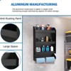 Metal Helmet Locker, Wall Mounted Double Aluminum Helmet Holder, Locker Organizer for Shop, Garage, Warehouse, Basement - 4 of 4