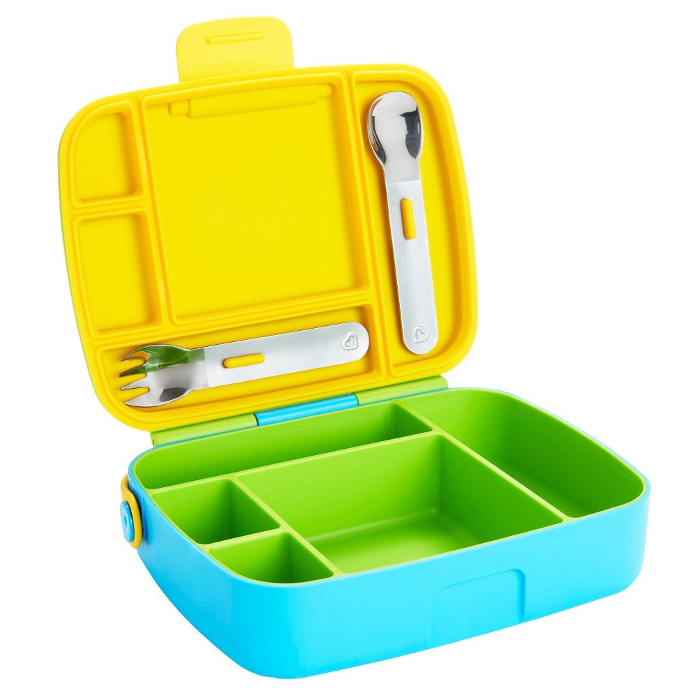 Photos - Food Container Munchkin Bento Toddler Lunch Box - Green 