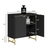 CLIHOME 31.5 in H MDF Indoor Furniture Freestanding Decorative Storage Cabinet - 4 of 4